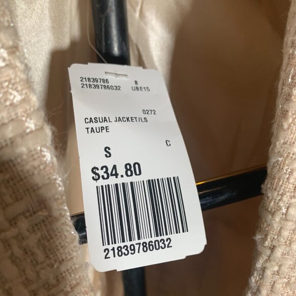 NWT Forever 21 Taupe Casual Jacket - Picture 3 of 4